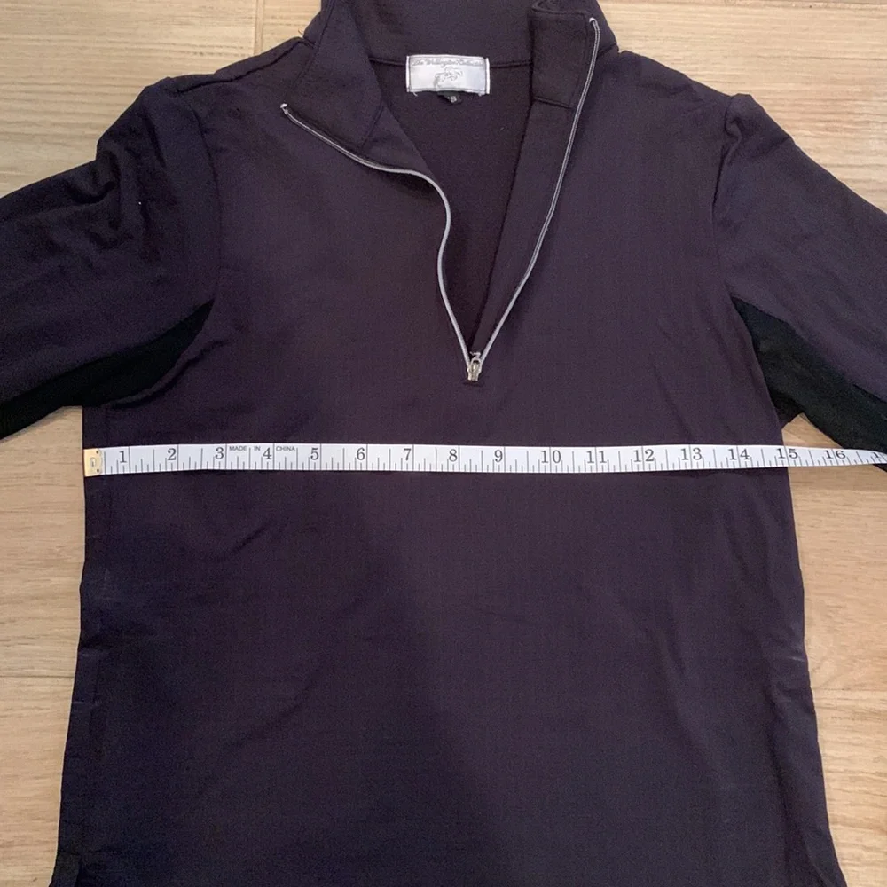 The Wellington Collection Equestrian 1/4 zip Tech Shirt - Picture 9 of 11